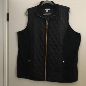 Susan Graver Black Vest